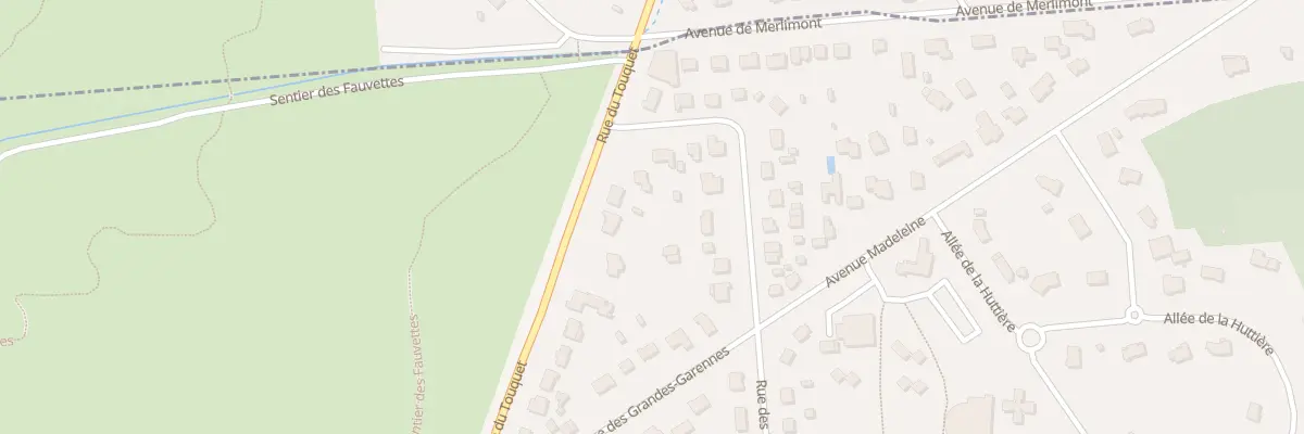 Plan du 1230 Rue du Touquet à Merlimont