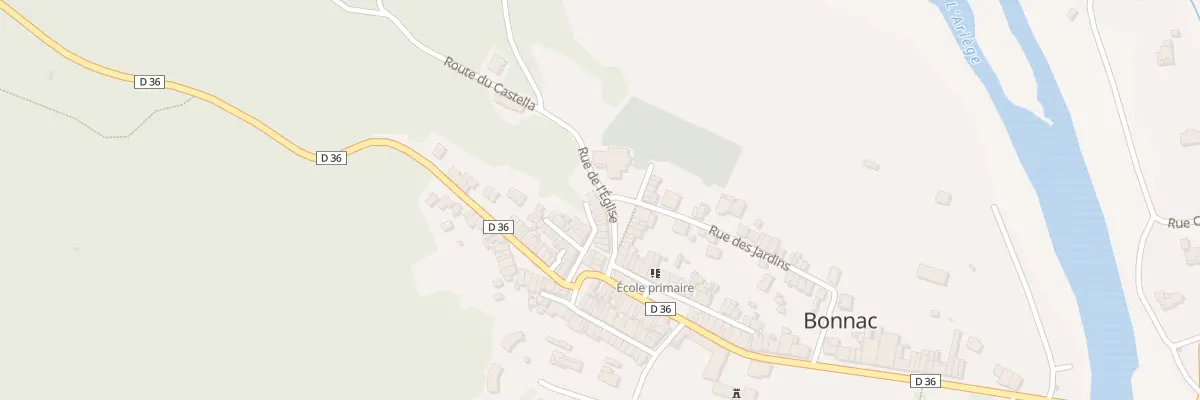 Plan du 167 Rue de l’Eglise à Bonnac