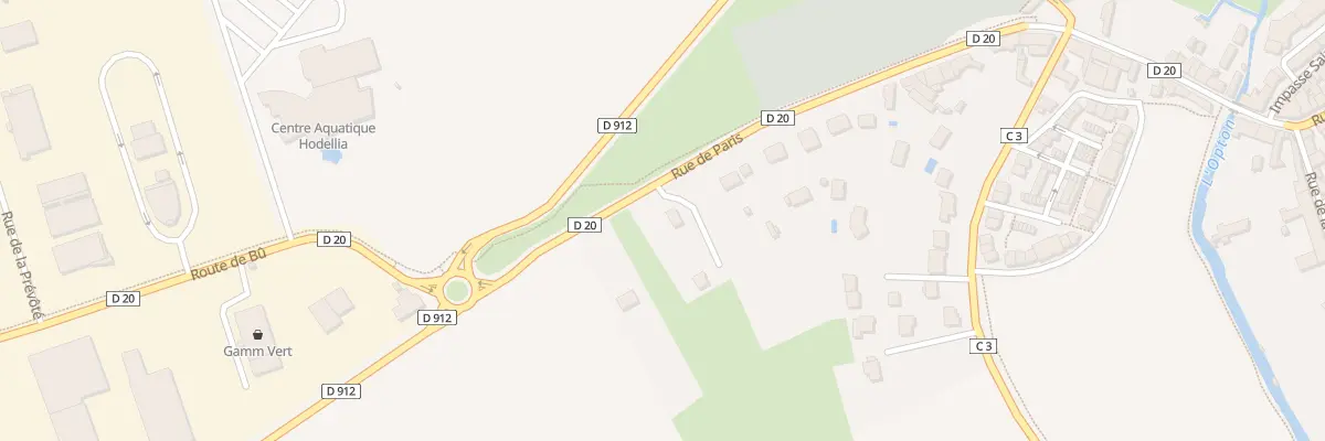 Plan du 129 Rue de Paris à Houdan