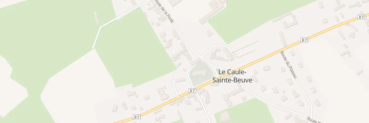 Plan du 5001 Le Bourg au Caule-Sainte-Beuve