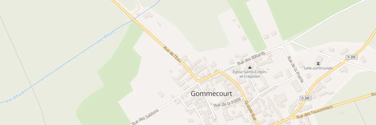 Plan du 6 Rue de l’Eau à Gommecourt