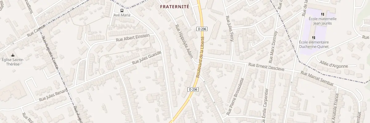 Plan du 137 Rue Hippolyte Adam à Outreau