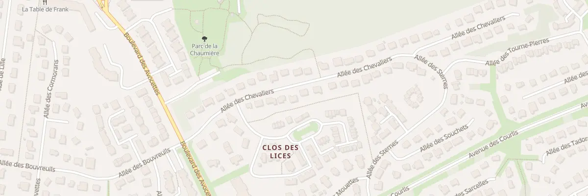 Plan du 188 All des Chevaliers à Camiers