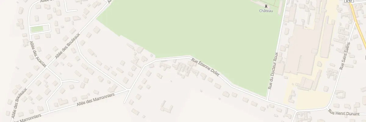 Plan du 27 Rue Etienne Dolet à Feuquières-en-Vimeu