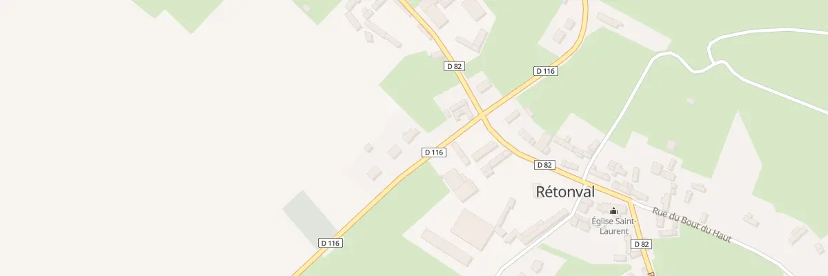 Plan du 1 Rue du Boquet à Rétonval