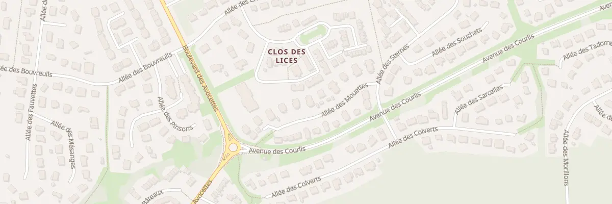 Plan du 44 All des Mouettes à Camiers