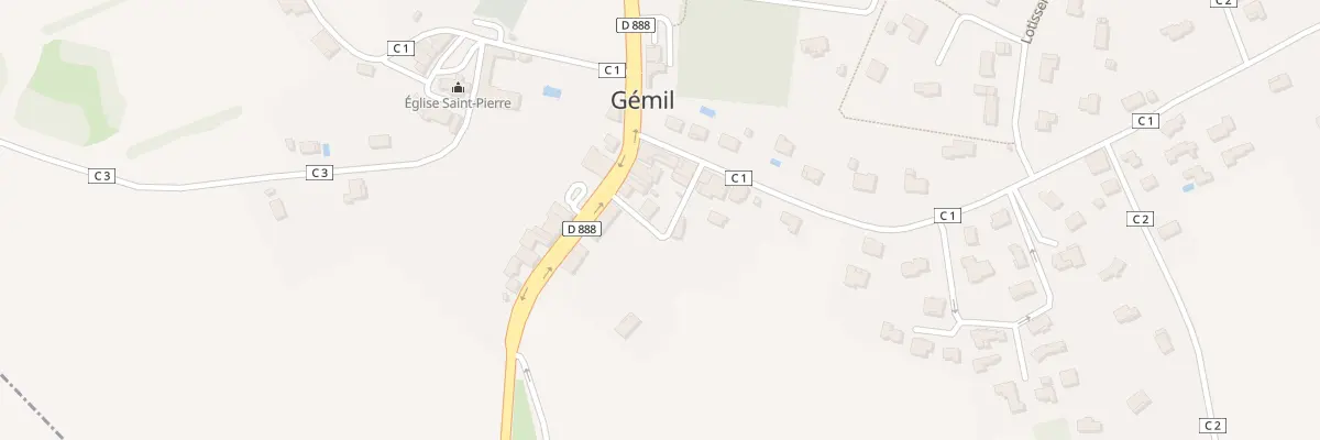 Plan du 38 Village à Gémil
