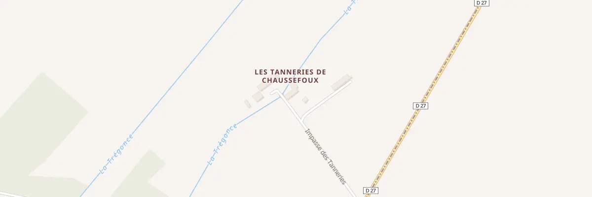 Plan du 5029 Les Tanneries de Chaussefo à Villegongis