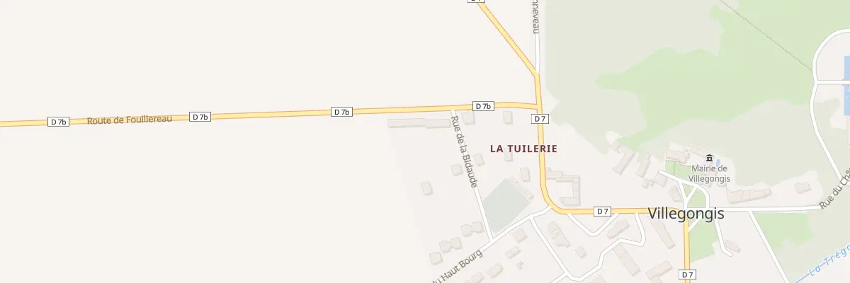 Plan du 5 Rte de Fouillereau à Villegongis