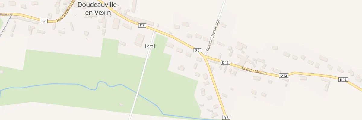 Plan du 5 Rue Saint Aubin à Doudeauville-en-Vexin