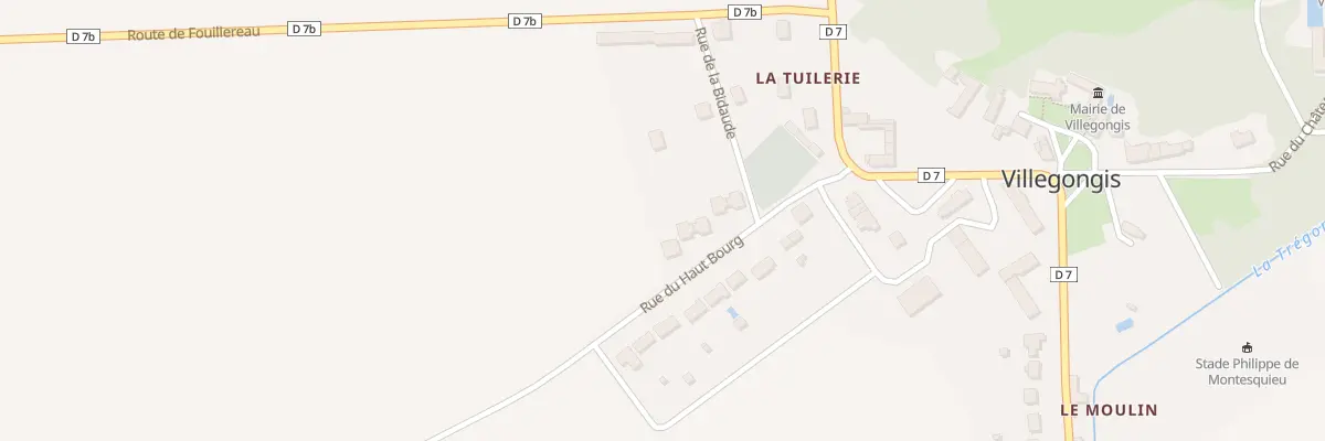 Plan du 10 Rue du Haut Bourg à Villegongis