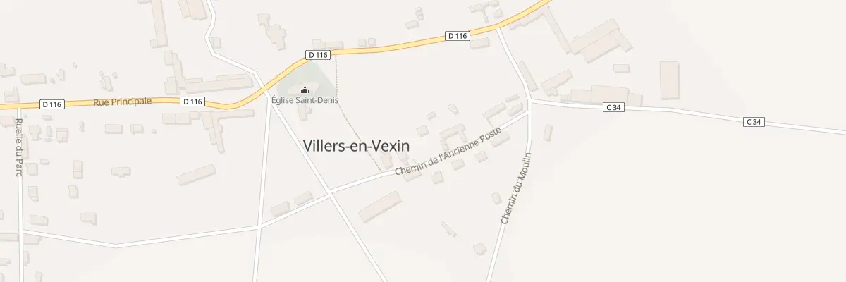 Plan du 5 Che de l’Ancienne Poste à Villers-en-Vexin