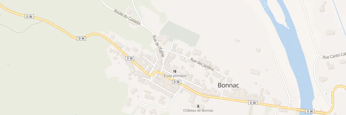 Plan du 10B Pl de l’Eglise à Bonnac
