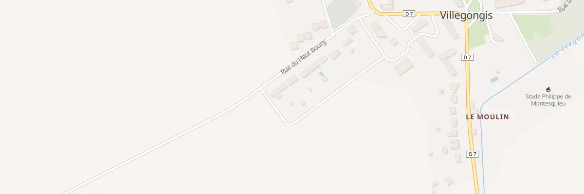 Plan du 13 Rue du Haut Bourg à Villegongis
