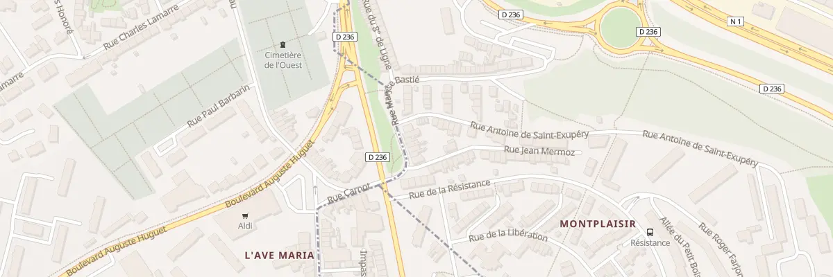 Plan du 41 Rue Maryse Bastie à Boulogne-sur-Mer