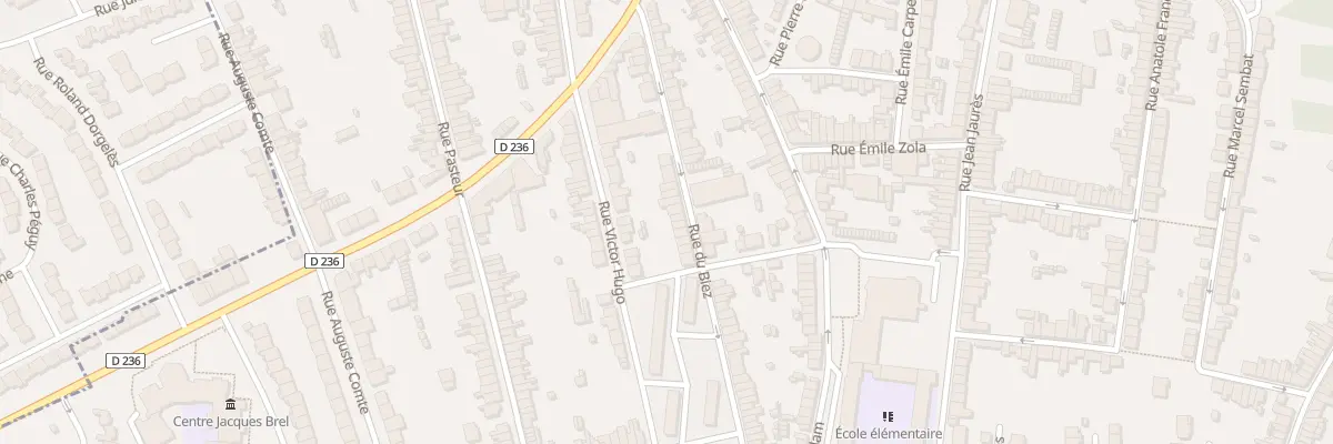 Plan du 75 Rue du Biez à Outreau