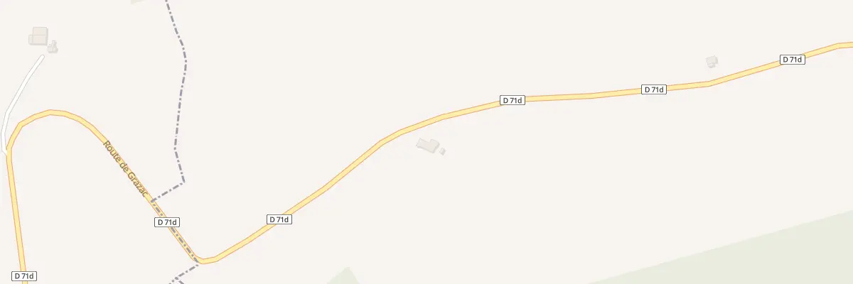 Plan du 3725 Rte de Mirepoix à Roquemaure