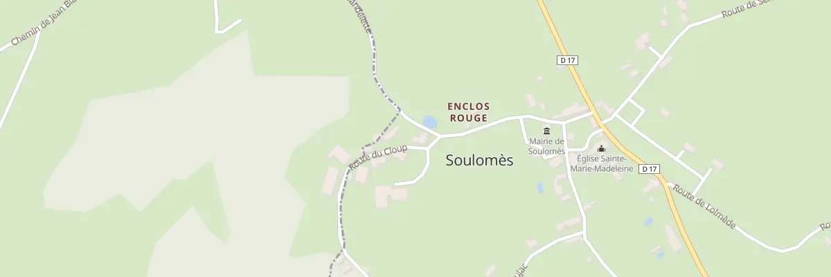Plan du 5032 Soulomes à Soulomès