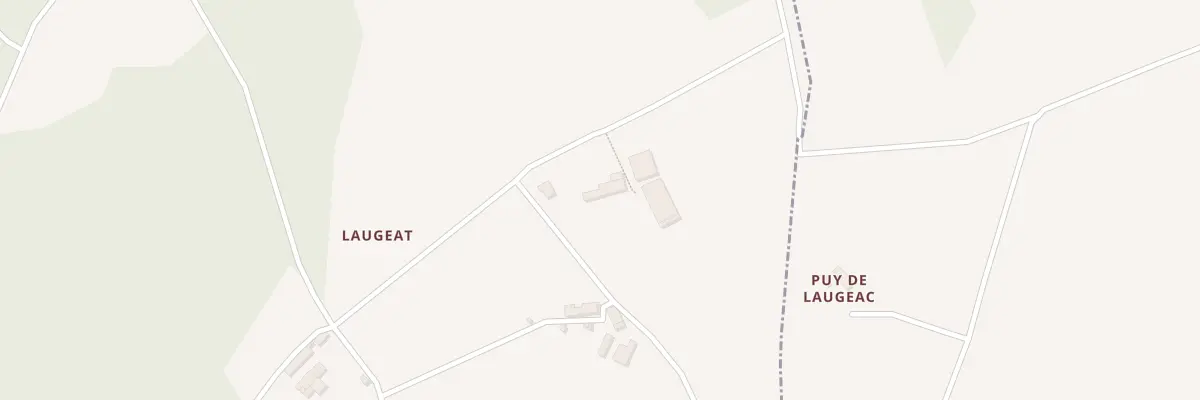 Plan du 6 Laugeas à Saint-Méard
