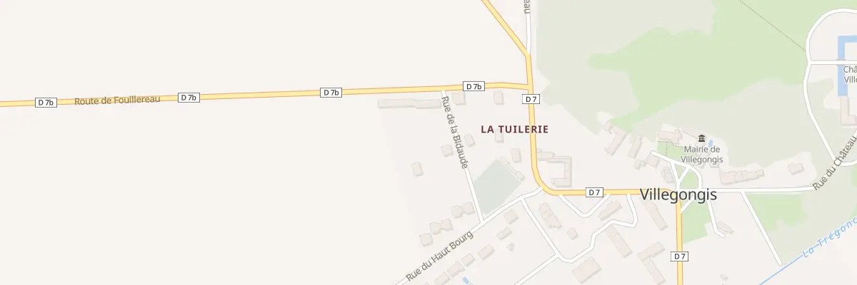 Plan du 3 Rte de Fouillereau à Villegongis