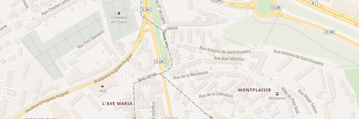 Plan du 47 Rue Maryse Bastie à Boulogne-sur-Mer