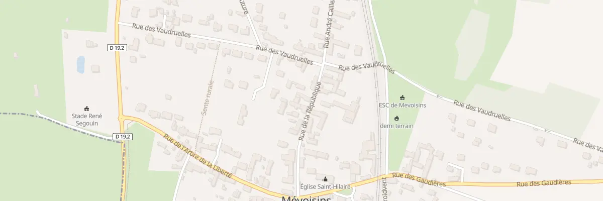 Plan du 35 Rue de la République à Mévoisins