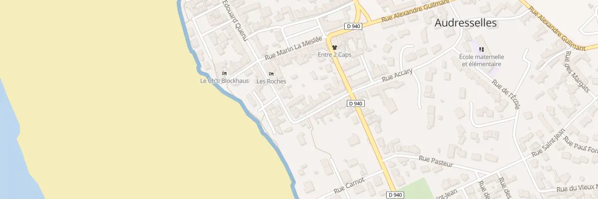 Plan du 34 Rue Édouard Quénu à Audresselles