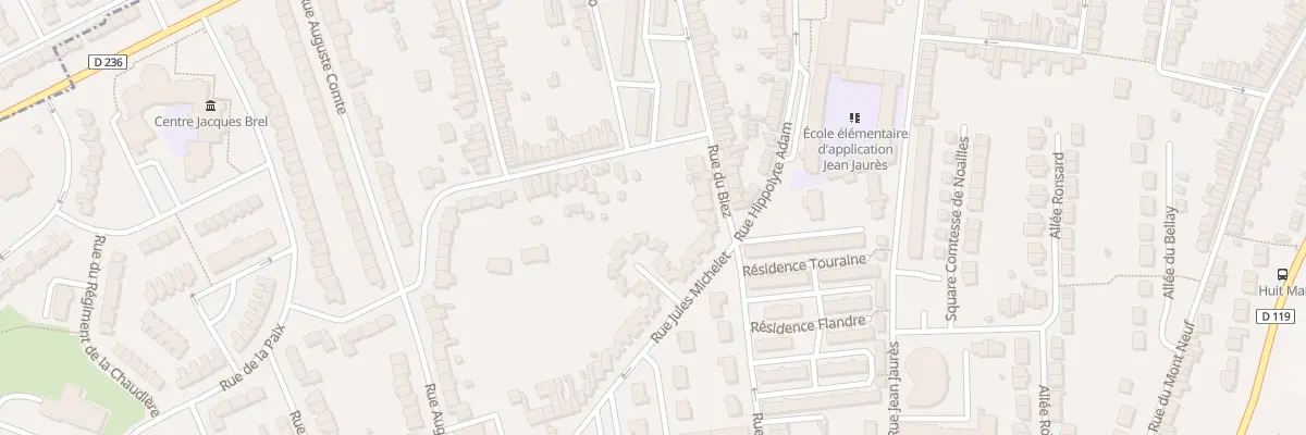 Plan du 53 Rue du Biez à Outreau