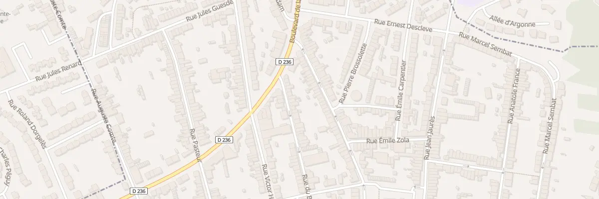 Plan du 200 Rue du Biez à Outreau
