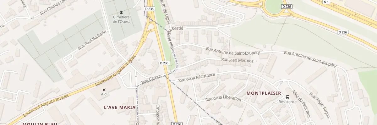 Plan du 49 Rue Maryse Bastie à Boulogne-sur-Mer
