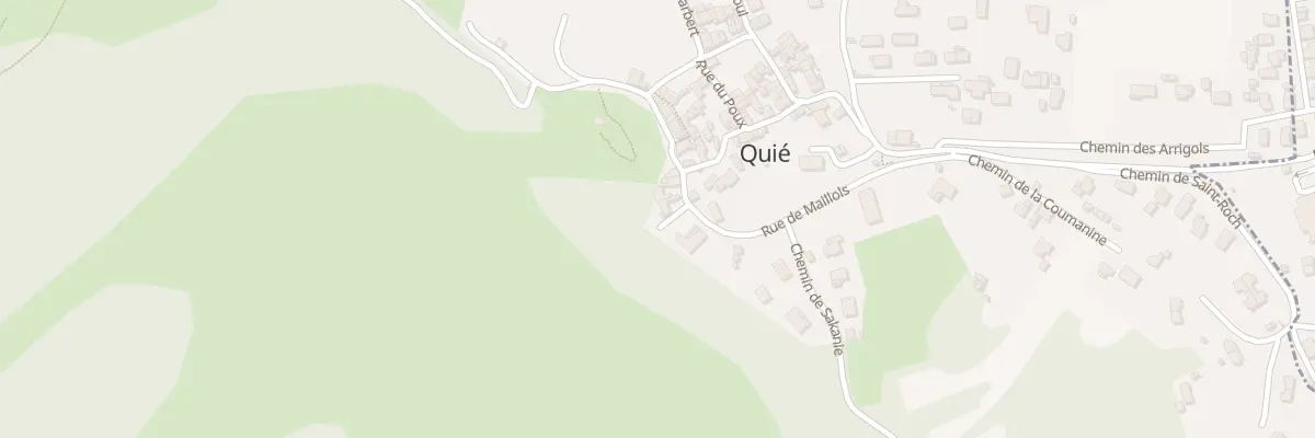 Plan du 4 Che de la Founts à Quié