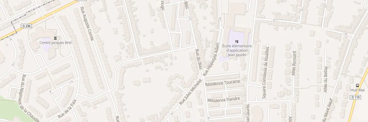 Plan du 57 Rue du Biez à Outreau