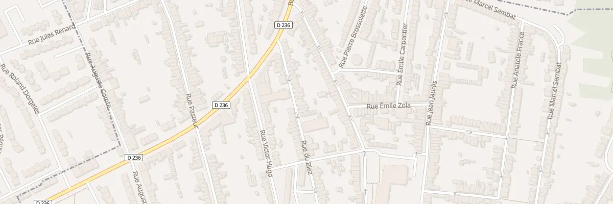 Plan du 180 Rue du Biez à Outreau