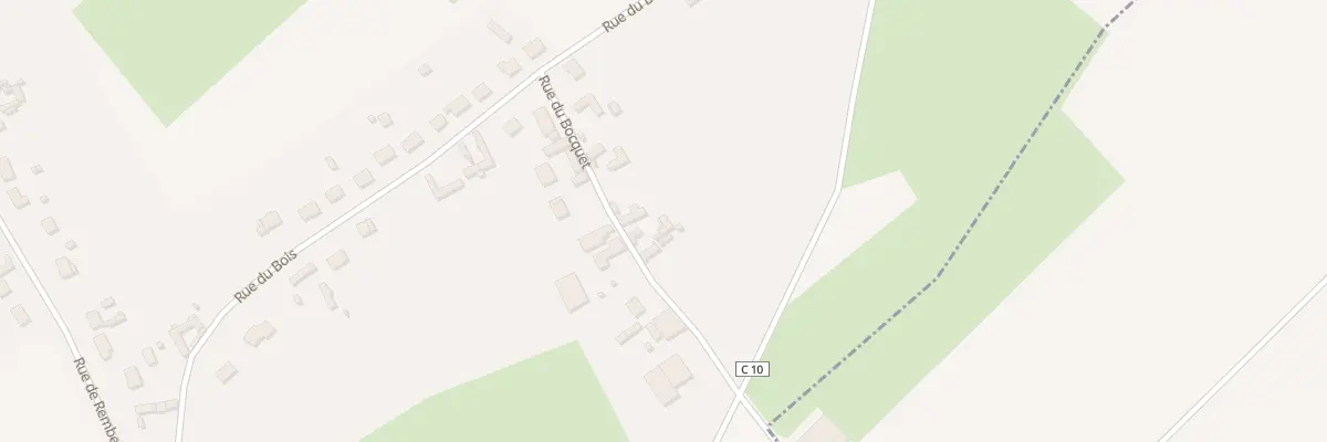 Plan du 9005 Rue du Bocquet à Nibas