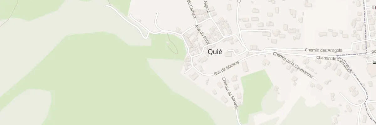 Plan du 2 Che de la Founts à Quié