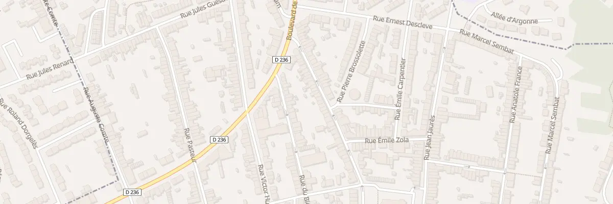 Plan du 194 Rue du Biez à Outreau