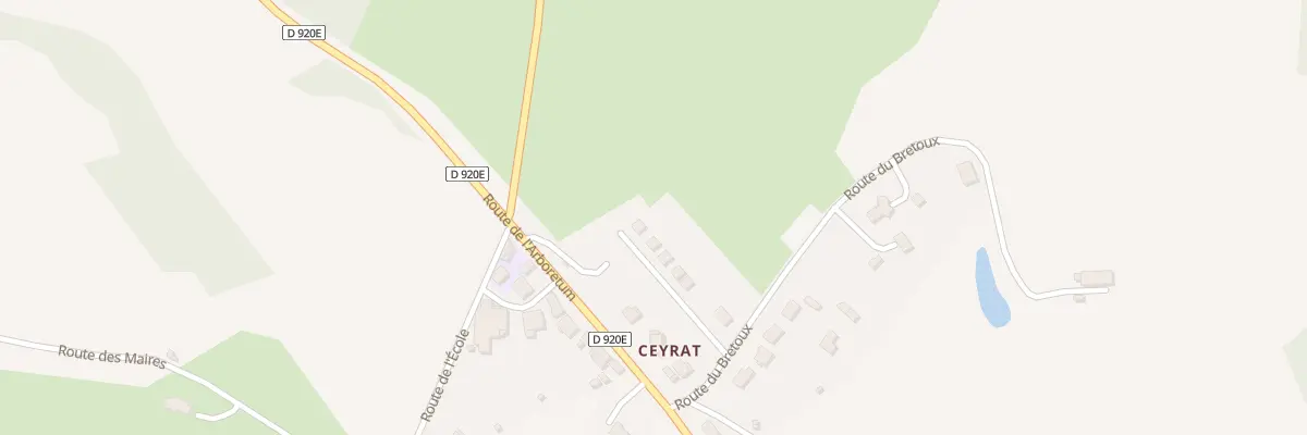 Plan du 5221 A Ceyrat à Espartignac