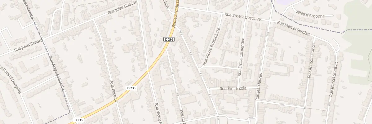 Plan du 105 Rue Hippolyte Adam à Outreau
