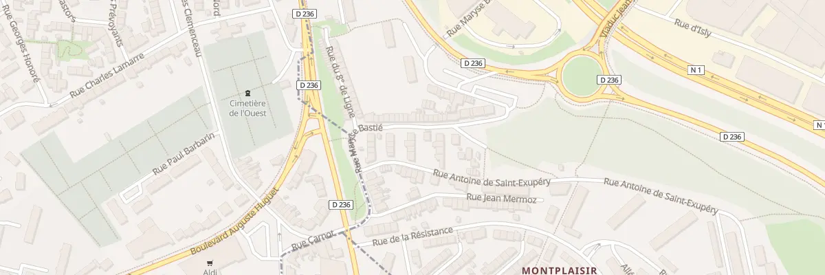 Plan du 19 Rue Maryse Bastie à Boulogne-sur-Mer