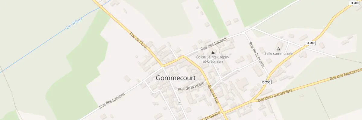 Plan du 17B Gr Grande Rue à Gommecourt