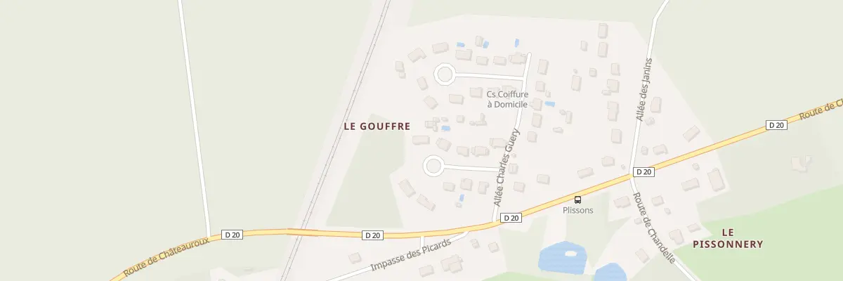 Plan du 10 All des Poiriers à Luant
