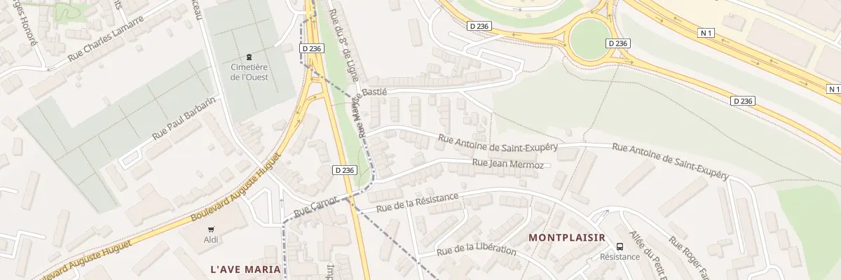 Plan du 26 Rue Antoine de Saint-Exupery à Boulogne-sur-Mer