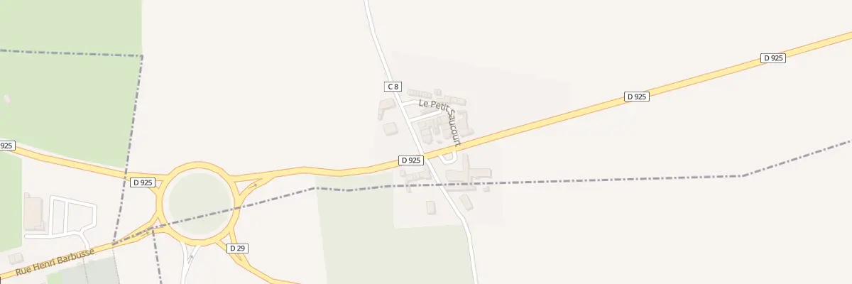 Plan du 5 Le Petit Saucourt à Nibas
