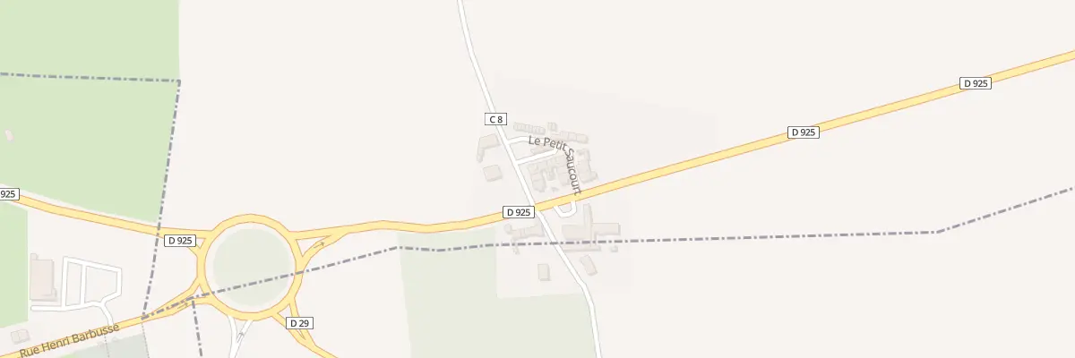 Plan du 7 Le Petit Saucourt à Nibas