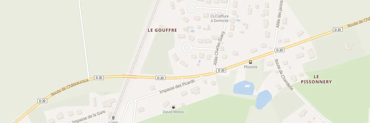Plan du 7 All des Poiriers à Luant