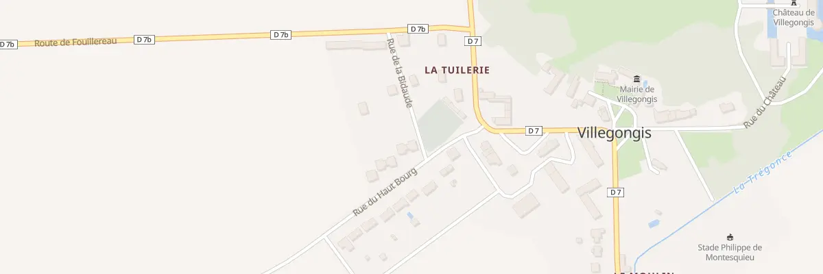 Plan du 2 Rue du Haut Bourg à Villegongis