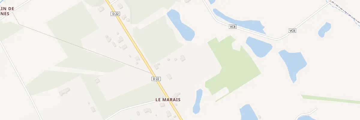 Plan du 32A Rte de Muides à Thoury