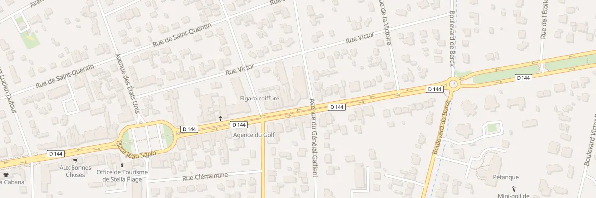 Plan du 1128 Bd Edmond Labrasse à Cucq