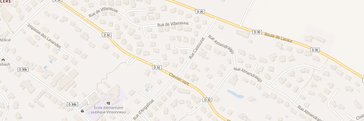Plan du 4 Rue du Castouret à Montastruc-la-Conseillère