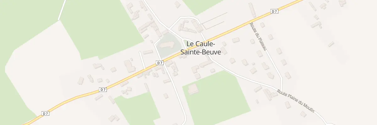 Plan du 3 Rte de l’Abbe Delforge au Caule-Sainte-Beuve